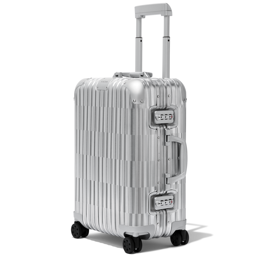 A side view of Rimowa's limited-edition Original Cabin Optical