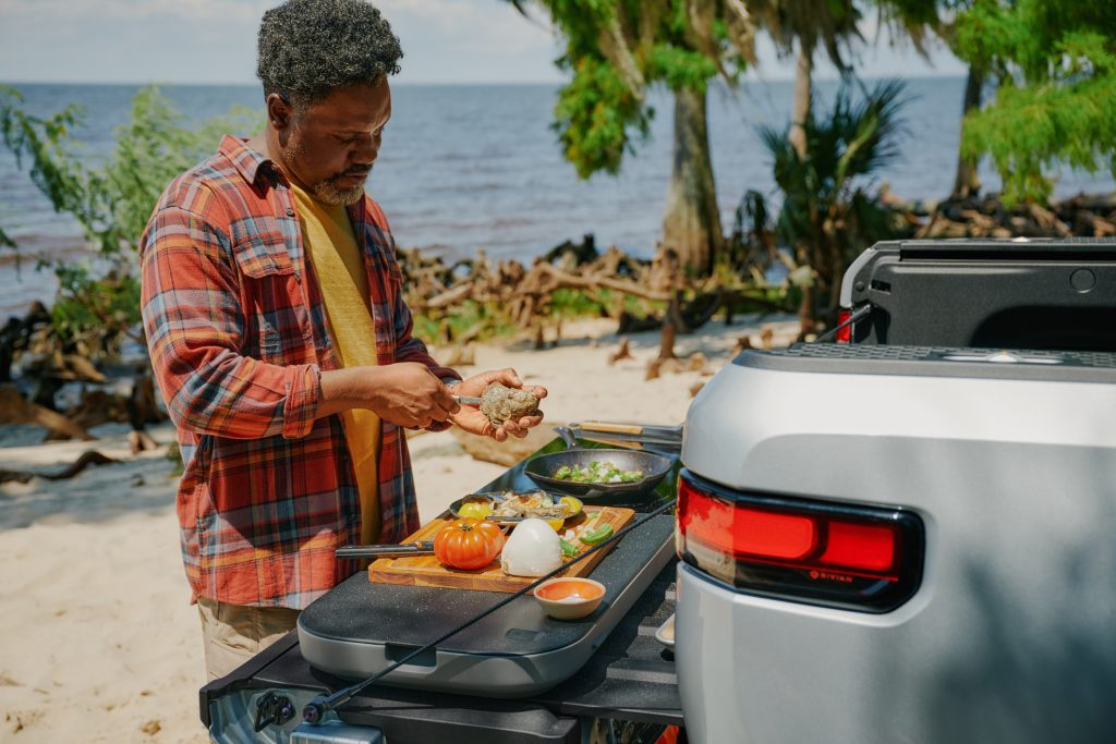 Rivian's new Travel Kitchen